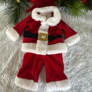 Newborn Santa Costume - Red and White